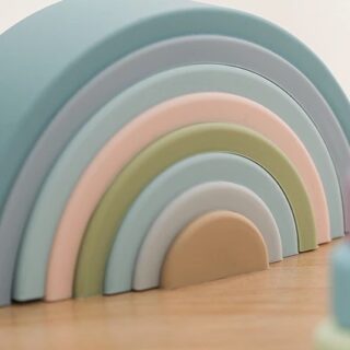 Arcoíris de Silicona Montessori