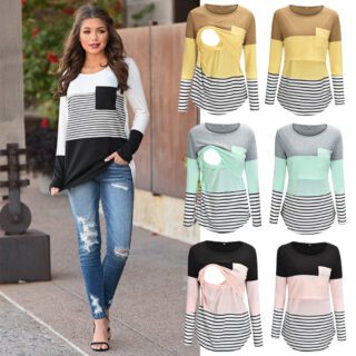 Ropa Maternidad Polera de Lactancia 3
