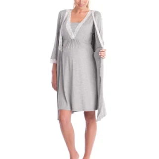 Ropa Maternidad Pijama Adulto de Lactancia 5