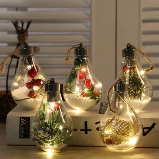 Navidad Ampolletas Colgantes