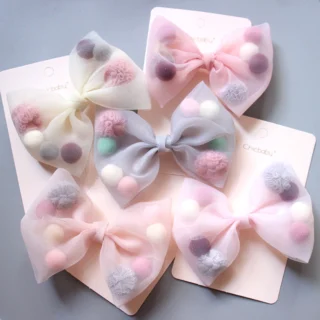 Pinches Cintas con Pompones