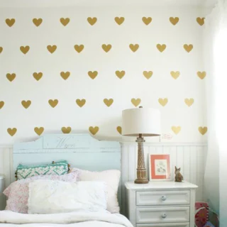 Sticker Muro Corazones