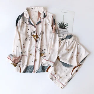 Ropa Maternidad Pijama Adulto de Lactancia 4