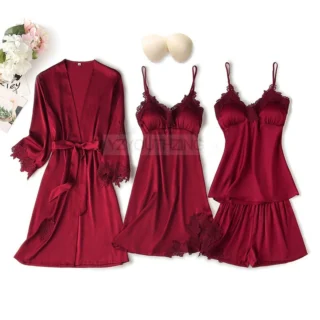 Conjunto Pijama Adulto Satín