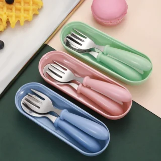 Cubiertos Acero Inoxidable Infantil 2