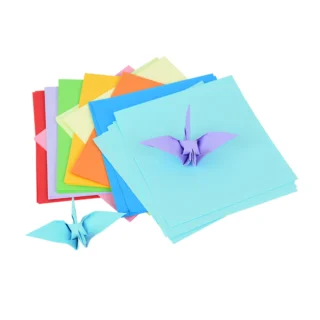 Útiles Escolares Papeles Cuadrados de Colores