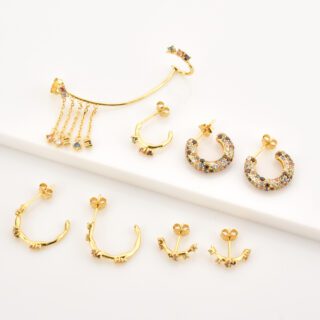 Joyas Plata 925 Brillantes Colores