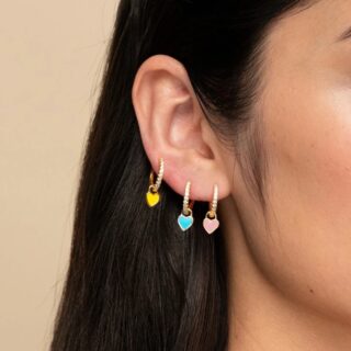 Joyas  Plata 925 Aros Corazones
