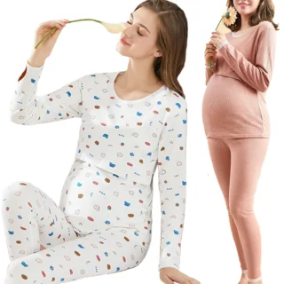 Ropa Maternidad Pijama Adulto de Lactancia 6